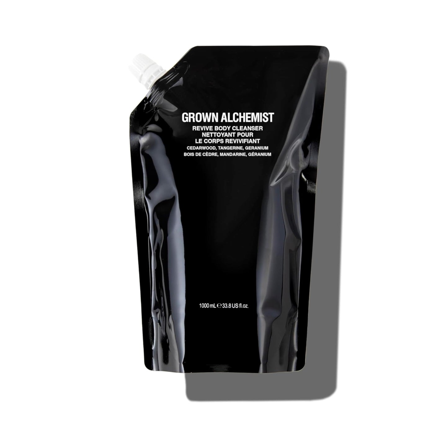 Grown Alchemist Revive Body Cleanser Refill Pouch. Cedarwood, Tangerine, Geranium. Gentle Body Wash. Hydrates & Cleanse Skin, (1