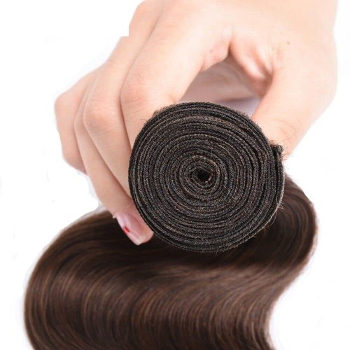 Condescension Brazilian Human Hair Bundles 16 18 20 Inch Body Wave 3 Bundles Human Hair 100% Unprocessed Remy Brazilian Virgin Weave Hair Chocolate Brown 4 for Women