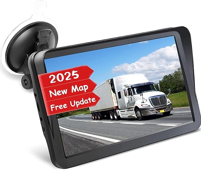 GPS Navigation for Car Truck 2025 - Navigation System 9 Inch Touchscreen Navigator with US/CA/MX Maps, Lifetime Free Map U...