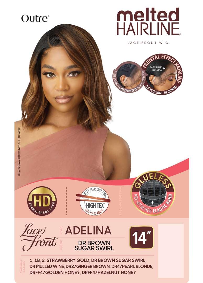 Outre Lace Front Wig - Melted Hairline - Adelina (DR4/PEARL BLONDE)