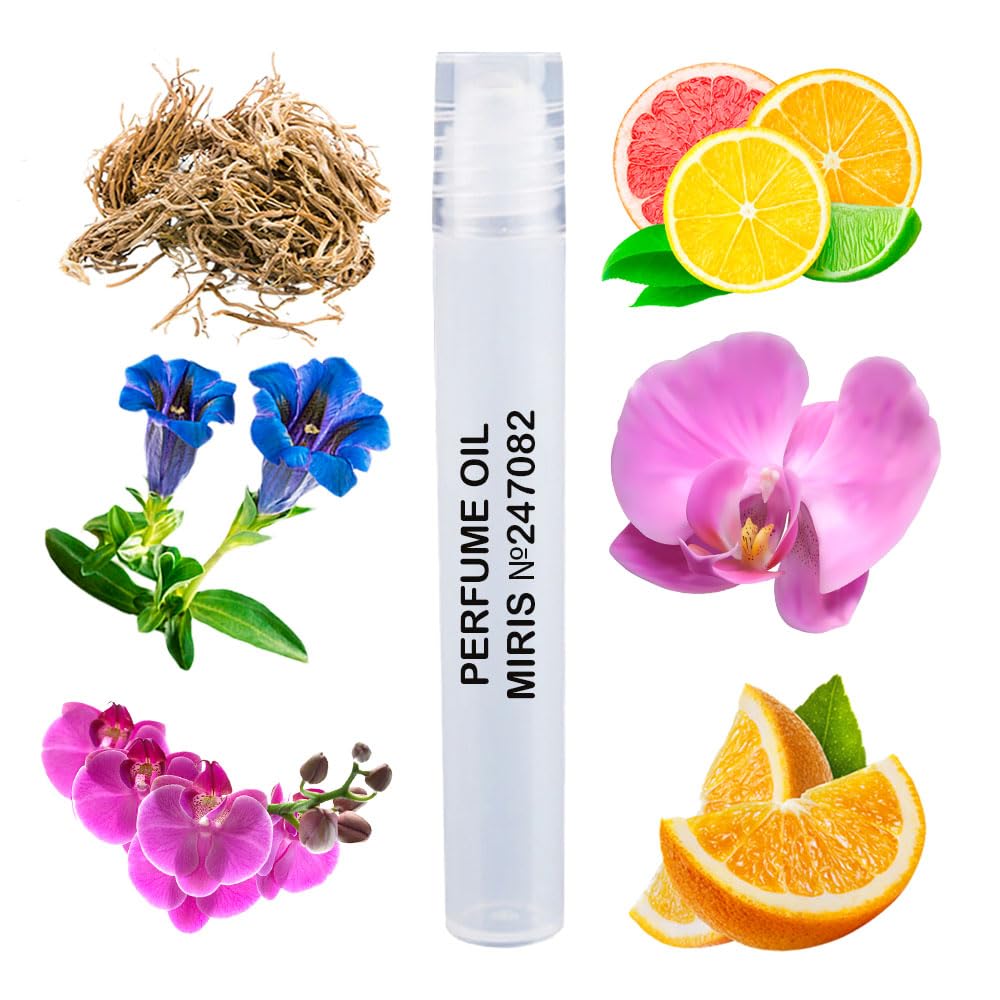 MIRIS No. 247082, Inspired by Cattleya Flower Bm, Long-Lasting Unisex Perfume Oil for Women & Men Roll-On, Rollerball 0.34 Fl Oz / 10 ml
