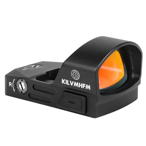 KILVMHFM RMR2TBD Shake to Wake Red Dot Sights, 2MOA Reflex Sight, 10 Brightness Adjustments Sight Scope with 20mm Picatinny Mount