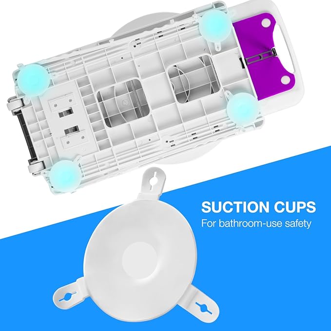 Electric Chair Lift for Senior, Remote Control Floor Lift with Padded Backseat, Bathtub Lift Elderly from Floor, Net Weight 24 LBS, Support Max 308 LBS, Safety and Waterproof Design, Include Charger