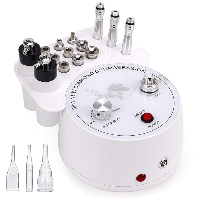 【3 IN 1 】Microdermabrasion Machine, Beauty Star Professional Diamond Dermabrasion Facial Devices at Home