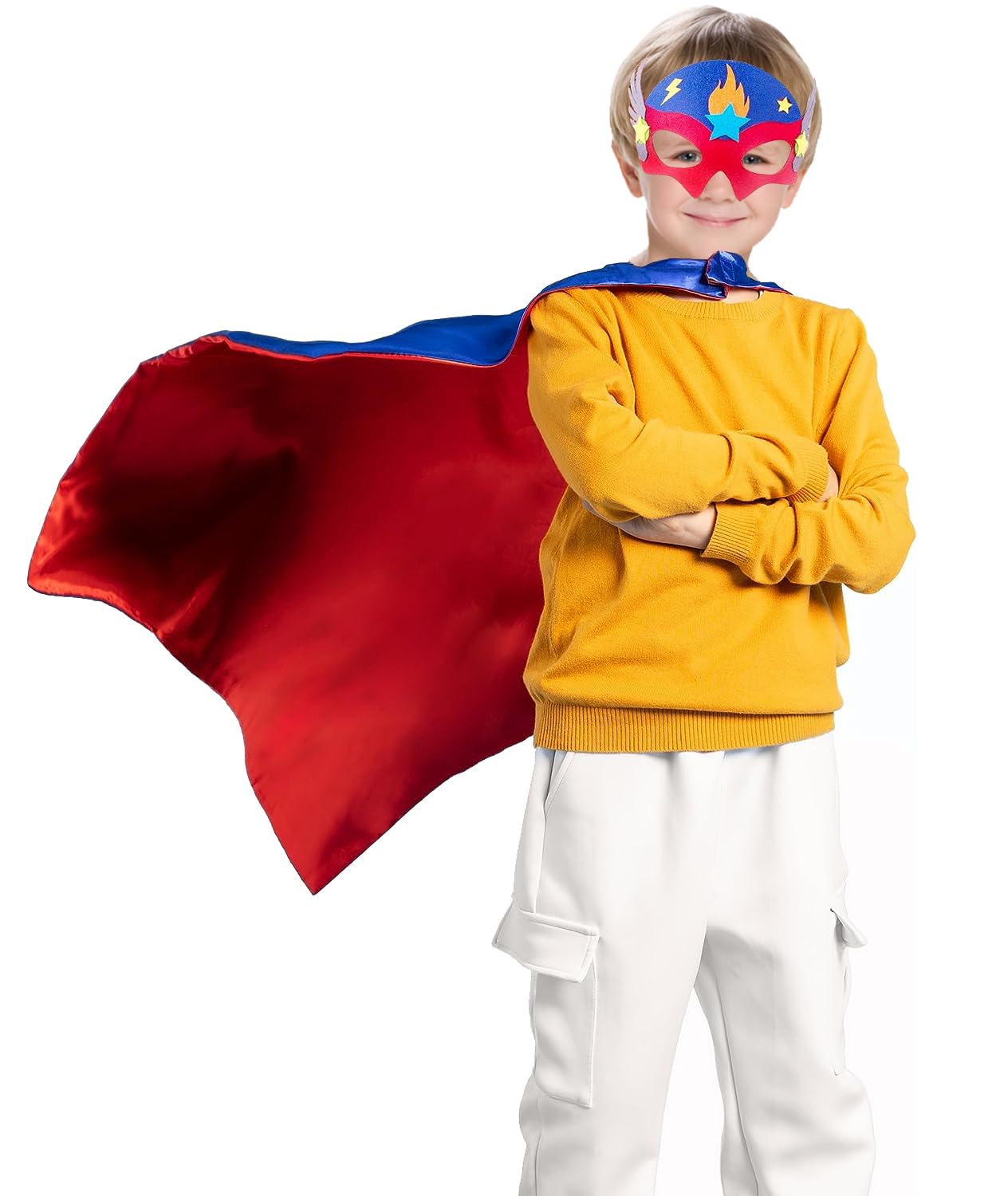 Shireake Baby Super Hero Capes Kids Halloween Party Superhero Costumes,Superhero Capes for kids with Mask Birthday Gifts