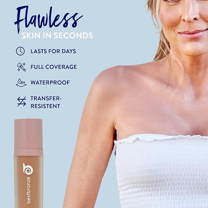 Best Bronze Bombshell Body Makeup - Tattoo Cover Up Makeup & Body Foundation Waterproof - Tattoo Concealer Waterproof for Scars, Varicose Veins Cover Up & Leg Foundation (N4 Very Fair Beige Neutral)