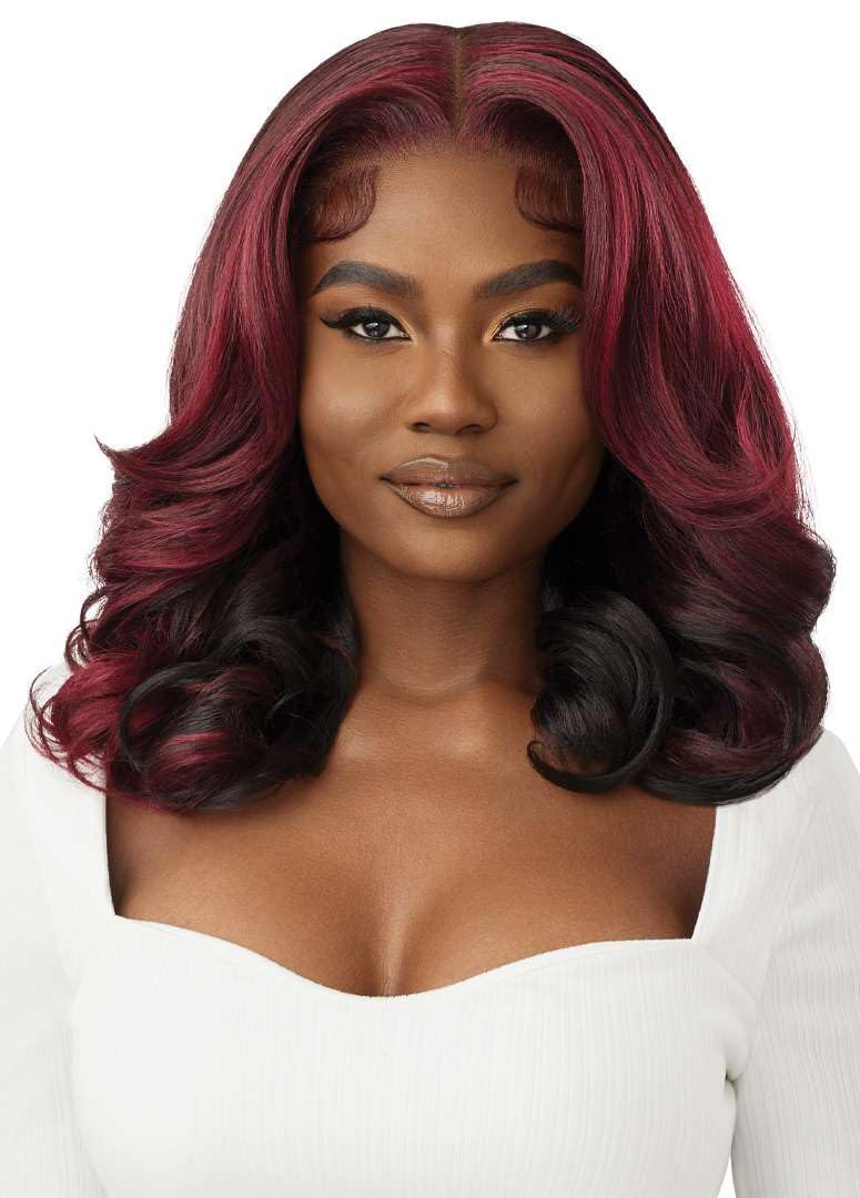 Outre Lace Front Wig - Perfect Hair Line 13X6 - ReevaWig (DR BROWN SUGAR SWIRL)