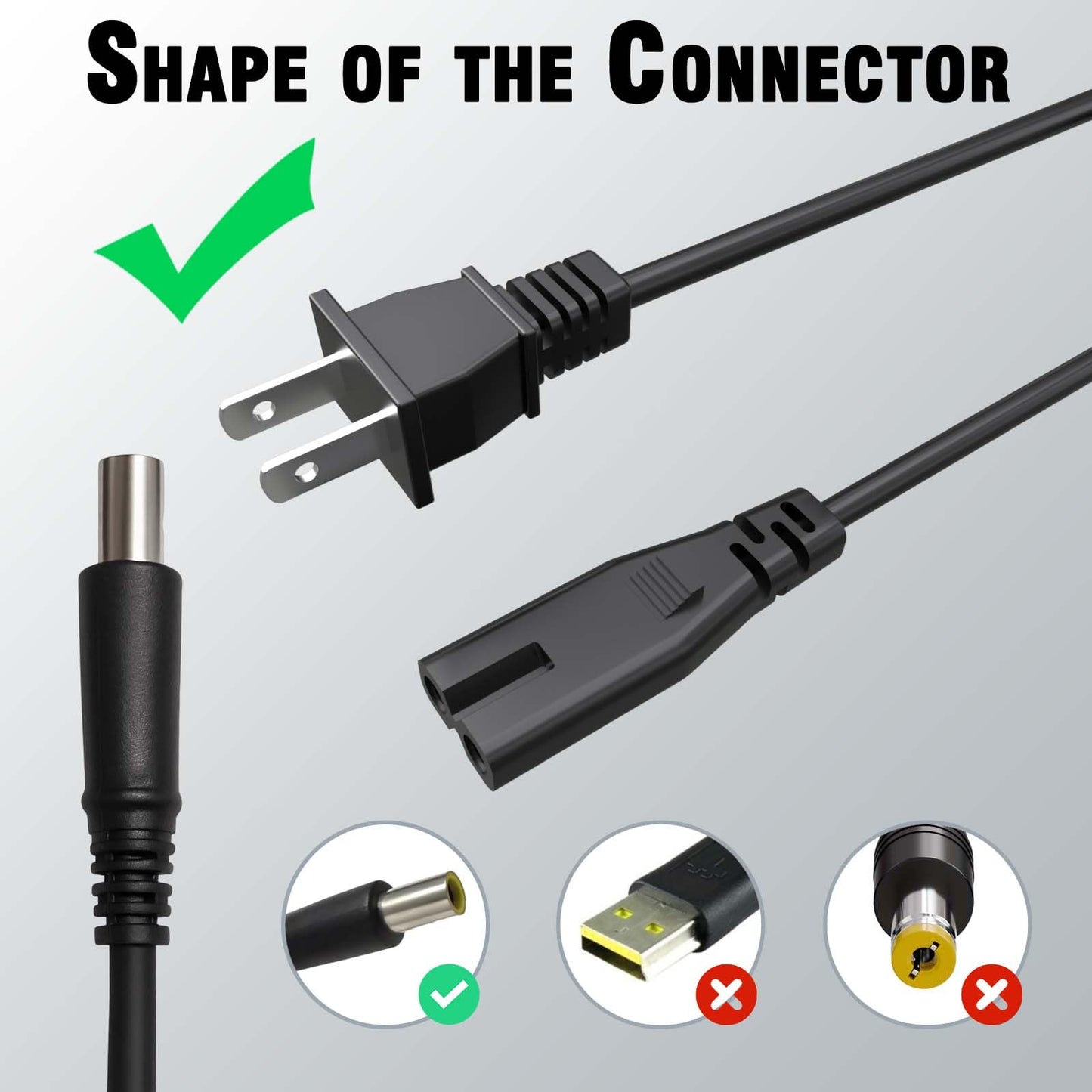 24V Charger Fits for ResMed AirSense 10 Compatible with Resmed Airsense 10 S10 AirCurve 10 Series CPAP and BiPAP Machine Replaces 370001 37344 37028