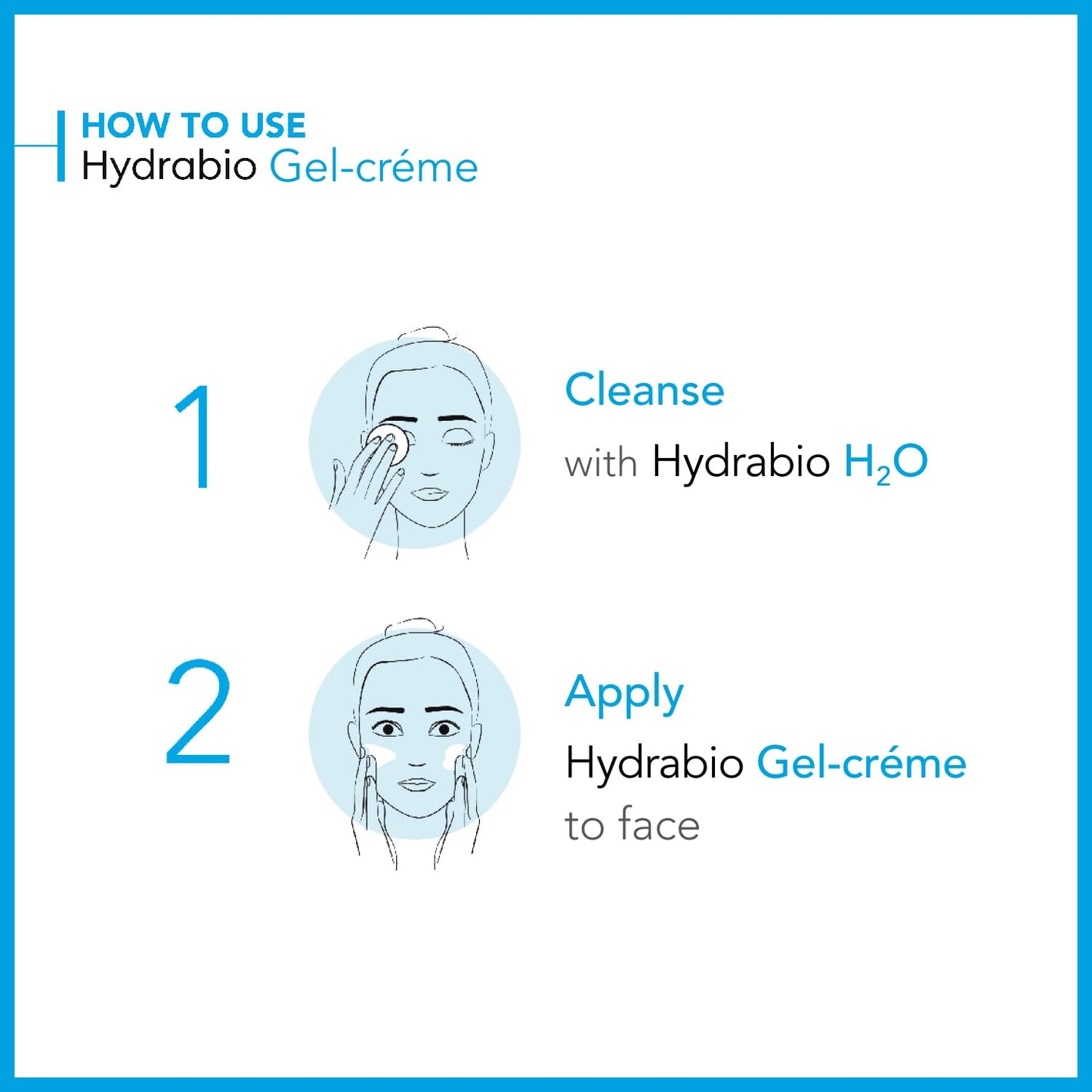 Bioderma - Face Cream - Hydrabio - Gel Cream Moisturizer - Provides Radiance - Cream Face Moisturizer for Normal to Combination