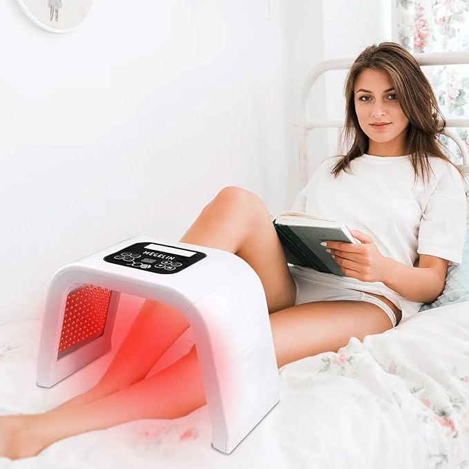 MEGELIN led Light Therapy Machine and 2 * Essence Mask at Home