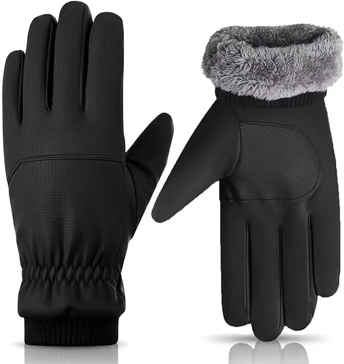 PROUDDEMON Winter Waterproof Snow Ski Gloves for Women Men in Extreme Cold Weather, Insulated Windproof Gloves for Outdoor...