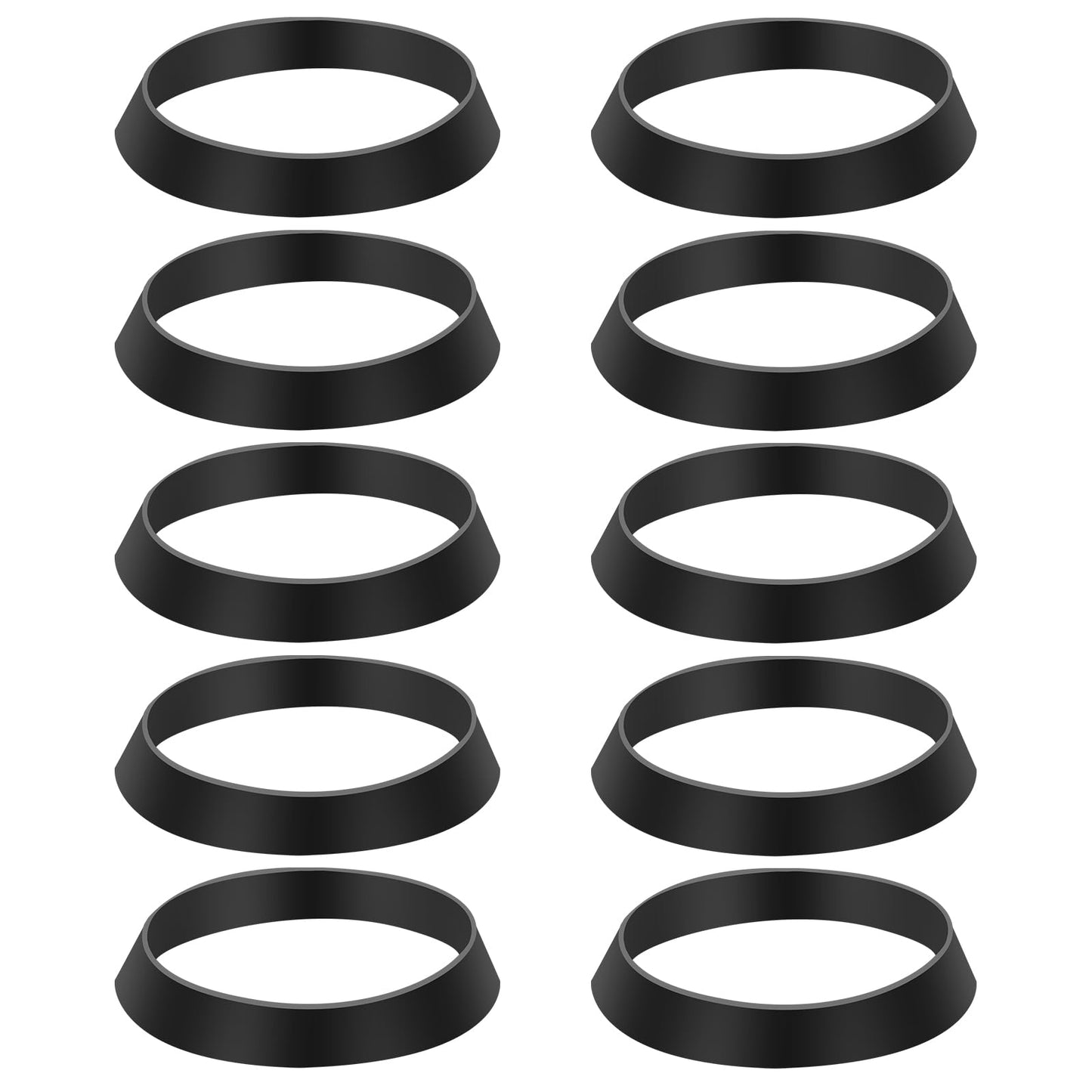 10 PCS Seal Ring Silicone Washer Waste Pipe Seal Ring Rubber Gasket Washers Plumbing for 1 1/2 Inch Drain Pipe Sink Drains