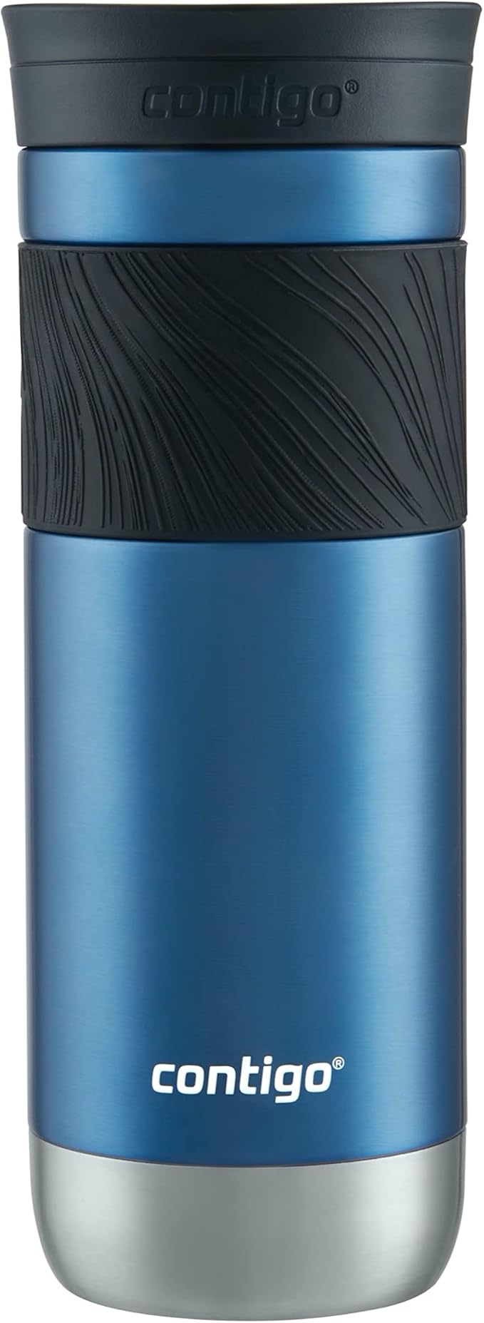 Contigo Byron Vacuum-Insulated Stainless Steel Travel Mug, 20oz - Leak-Proof Lid, BPA-Free, Blue Corn - Perfect Reusable C...