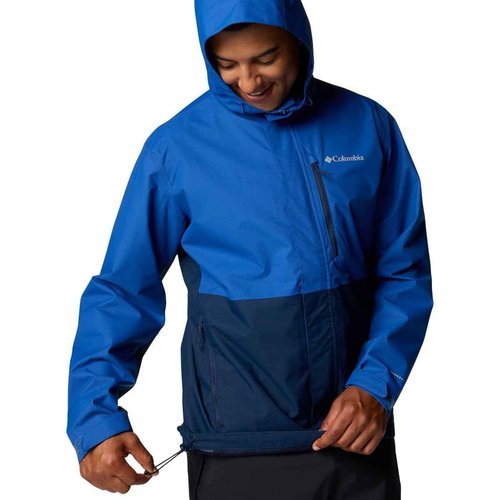 Columbia Men's Standard Hikebound II Jacket, Mountain Blue/Collegiate Navy