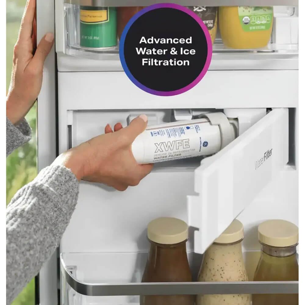 GE Profile PVD28BYNFS 36" 4-Door French Door Refrigerator with 27.6 cu. ft. Total Capacity in Fingerprint Resistant Stainless Steel