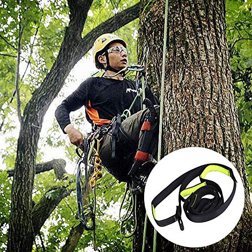 WILDKEN Adjustable Climbing Ascender Sling Foot Loop Ascender Webbing Sling for Outdoor Mountaineering, Rock Climbing, Exp...
