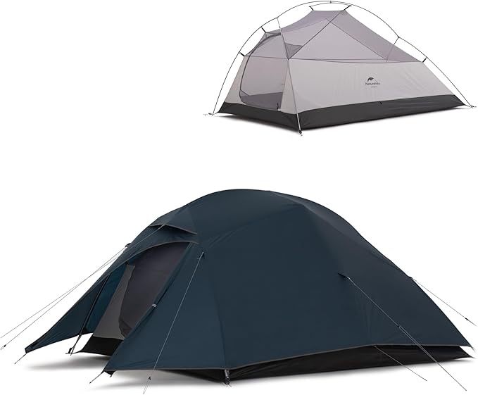 Camping Tent Waterproof Professional Tent Ultralight Trekking Tent 4 Seasons Tent 3 People Outdoor Camping Lightweight Ten...