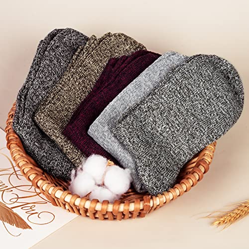 Loritta Wool Socks for Women, Winter Warm Stocking Stuffers Gifts for Women Cabin Crew Hiking Boot Socks