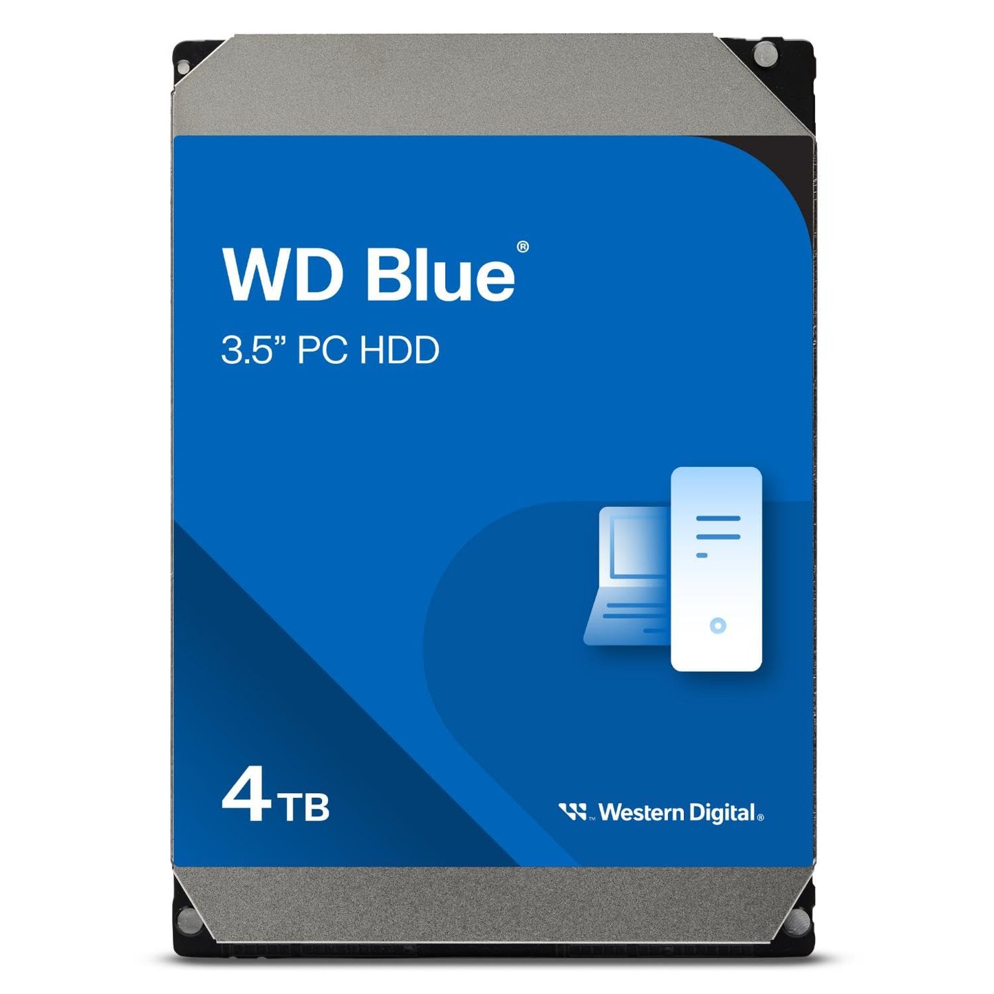 Western Digital 4Tb Wd Blue Pc Internal Hard Drive Hdd - 5400 Rpm, Sata 6 Gb/S, 256 Mb Cache, 3.5 - Wd40Ezax