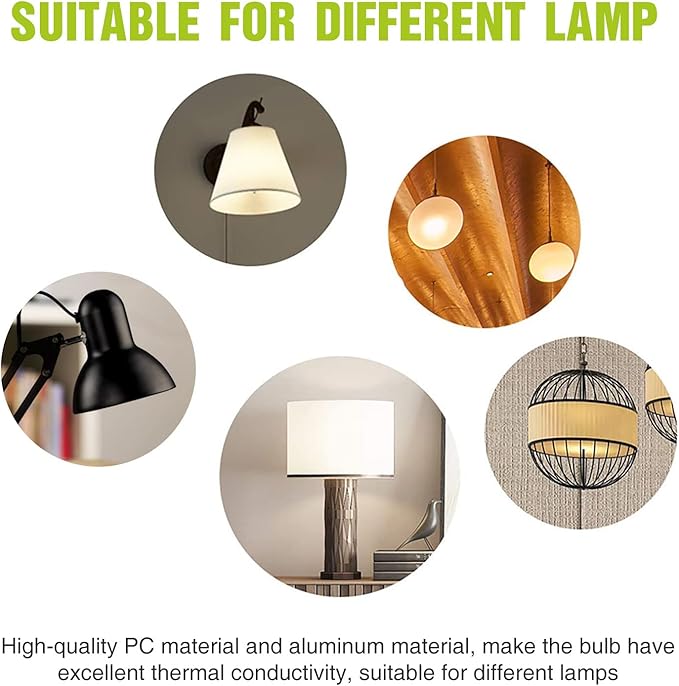 Neporal Rechargeable Light Bulbs Battery Operated Powered Backup Light Bulb, 15W 80W Equivalent 6000K 1200mAh, Emergency Light Bulb for Lamp Camping Works Even Power Outage -2 Packs + 2 Portable Hooks