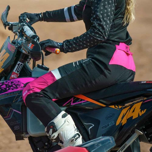 MSR Women's Nova Pants Size 7/8 Black/Pink