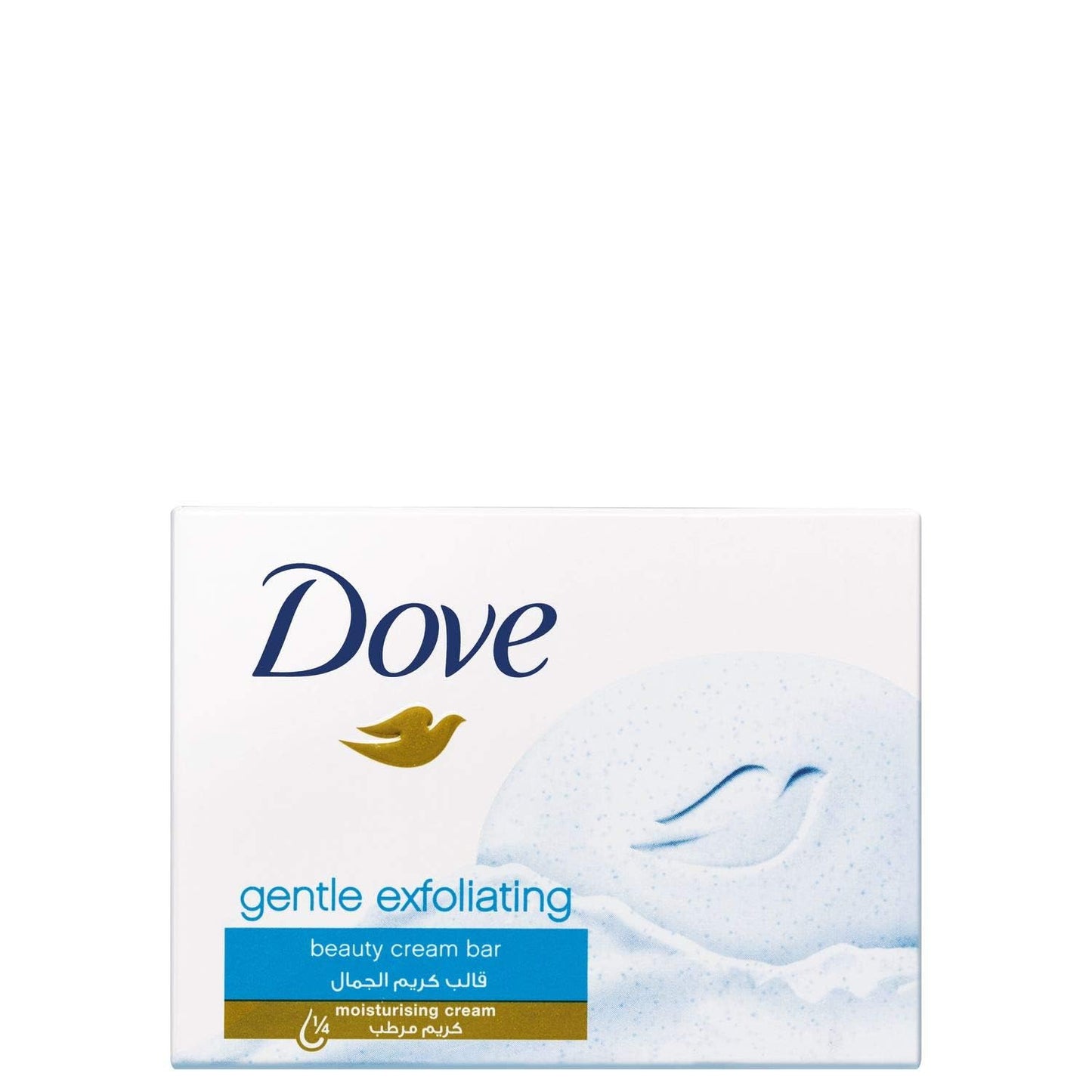 Dove Soap, Gentle Exfoliating Beauty Bar - 3-in-1 Moisturizing Face, Body & Hand Soap