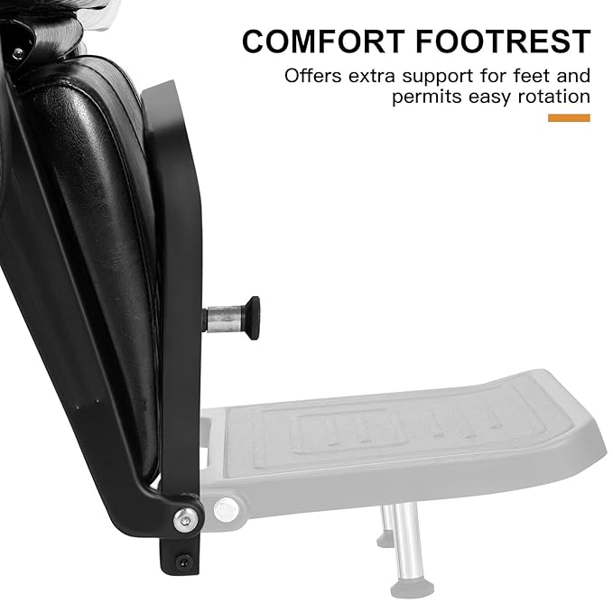 Artist hand Black All Purpose Hydraulic Recline Barber Chair Salon Beauty Styling Chair for Beauty Shop
