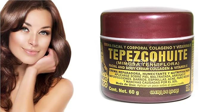 Del Indio Papago Facial Night Cream - Hydrates Skin - With Tepezcohuite from Mexico