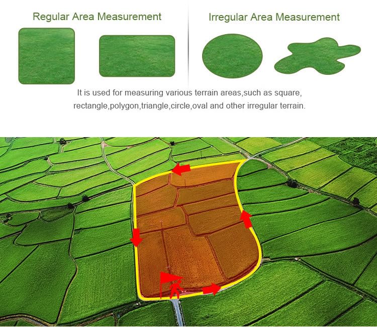 Generic Land Surveying Equipment, Handheld GPS Land Meter, Professional GNSS Receiver Surveryor Tool with Color Screen for...