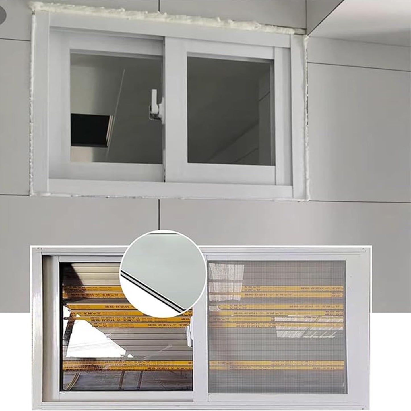 Double Pane Windows for Houses 20 22 24 28 30 32 34 36 38 40 42 44 46 48 50 Inch, Basement Replacement Windows,White, for Sheds, Bathroom, Basement and Chicken Coops,21x12in/53x30cm