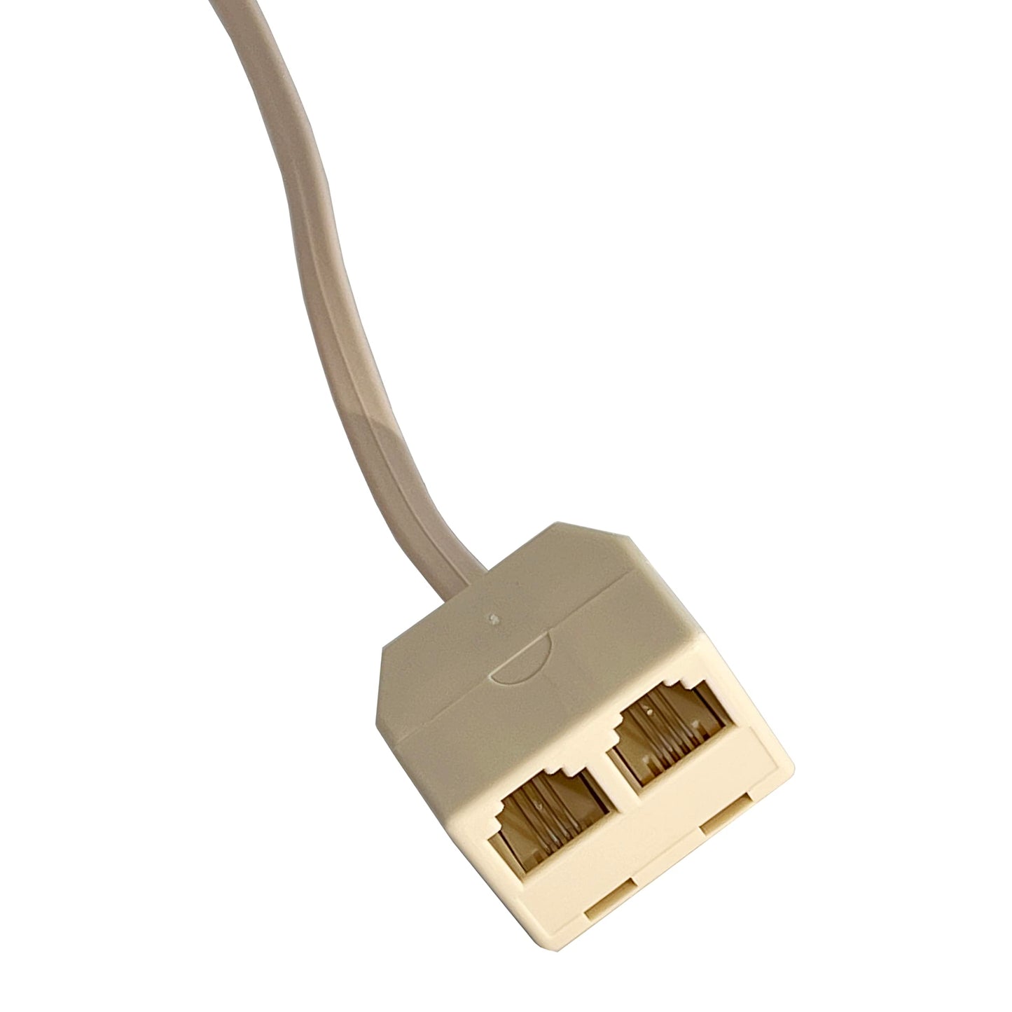 Hpwfhplf Two Way Telephone Splitters, 4 Pack Rj11 6P4C Male To Female Converter Cable, Telephone Wall Adaptor For Landline (4, B