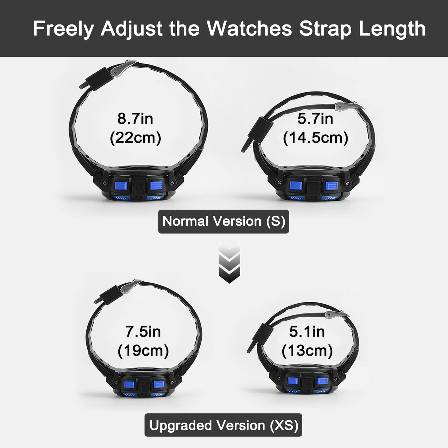 Kids Watch,Boys Watch for 3-15 Year Old Boys,Digital Sport Outdoor Multifunctional Chronograph LED 50 M Waterproof Alarm Calendar Analog Watch for Children with Silicone Band,Kids Gift