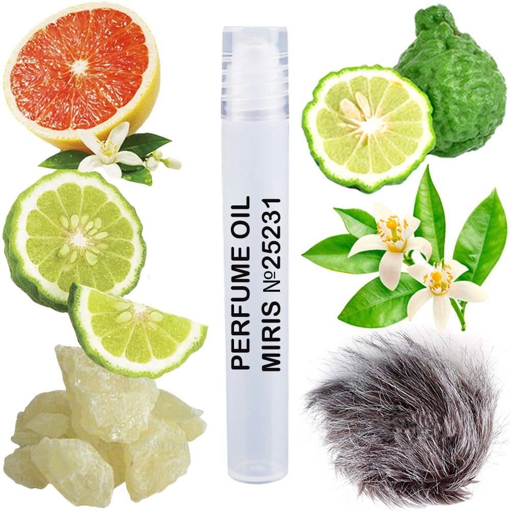 MIRIS No. 25231, Inspired by Di Homme Cologne, Long-Lasting Perfume Oil for Men Roll-On, Rollerball 0.34 Fl Oz / 10 ml