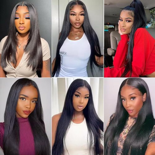 12A Brazilian Straight Human Hair 3 Bundles 18 20 22 Inch Straight Bundles Human Hair 100% Unprocessed Virgin Hair Weave Bundles Natural Color for Women（18 20 22）