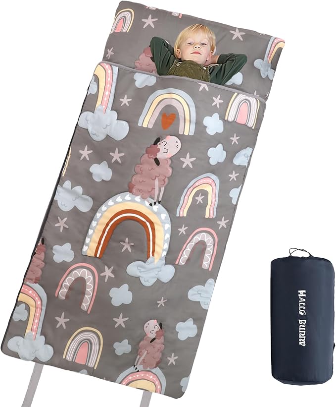 Kids Sleeping Bag, Sleeping Bags for Boys & Girls, Large Kids Sleeping Bag with Pillow, SlumberSoft Slumber Bags, Toddler ...