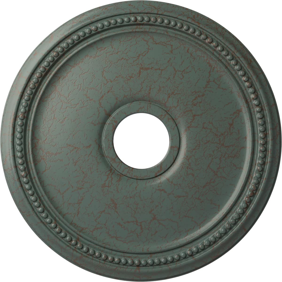 Ekena Millwork Cm18Dicbc Diane Ceiling Medallion, 18Od X 3 5/8Id X 1 1/8P (Fits Canopies Up To 5 3/8), Hand-Painted Cloud Burst