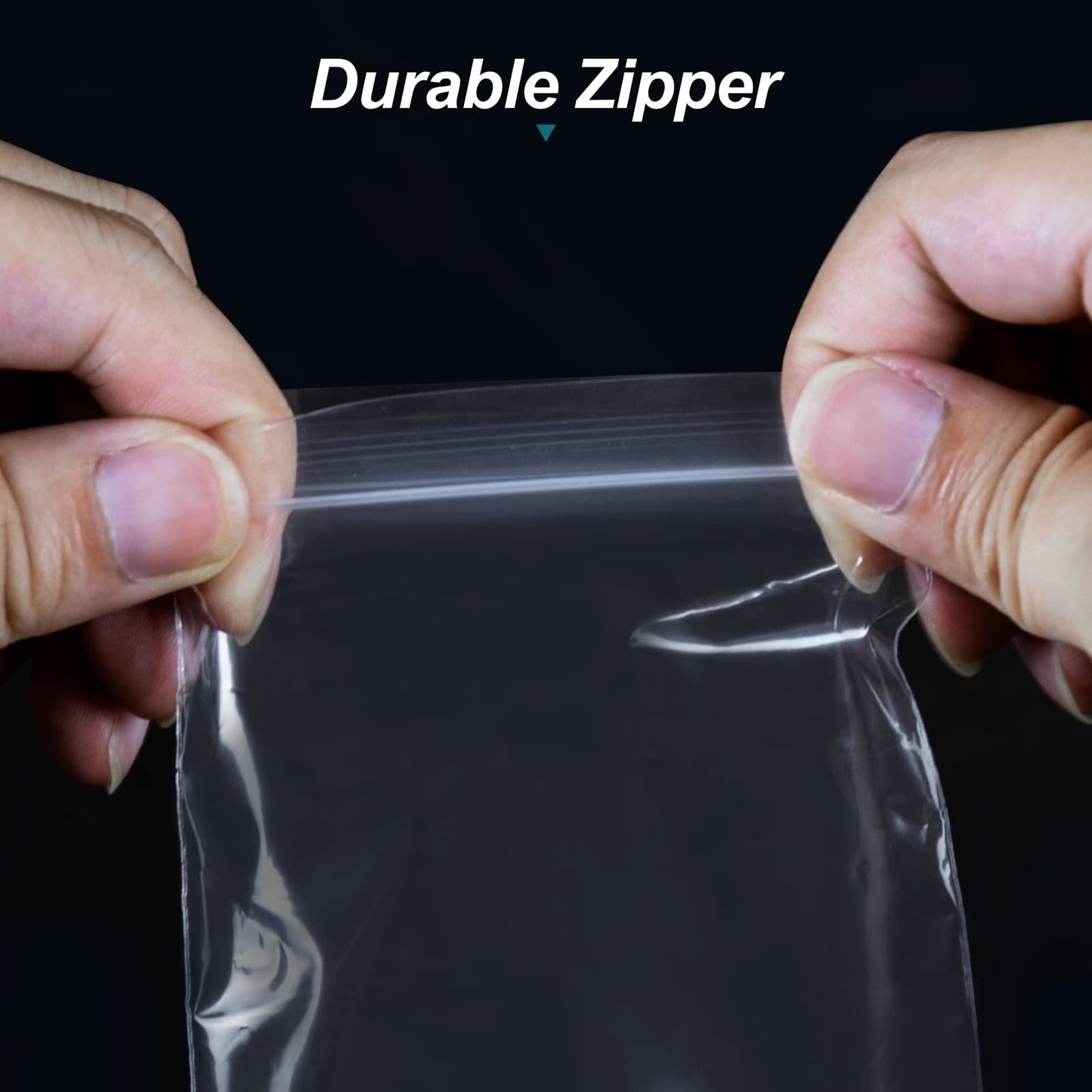 500 Pcs Small Plastic Bags, Small Bag, Mini Baggies, Jewelry Bag Clear Plastic, 5 Assorted Sizes, Resealable Poly Bags for Pill, Storage, Candy, Packaging