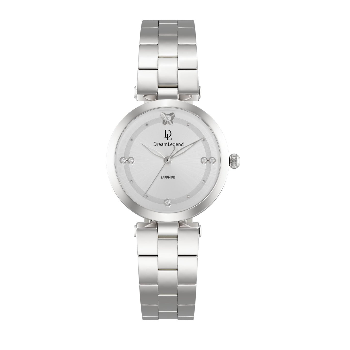 DL DreamLegend Fashion Aromatherapy Watches for Womens with Small Perfume Essential Oils Diffuser Ladies Watch Unique Stainless Steel Waterproof Analog Quartz Wristwatch(Butterfly Silver)