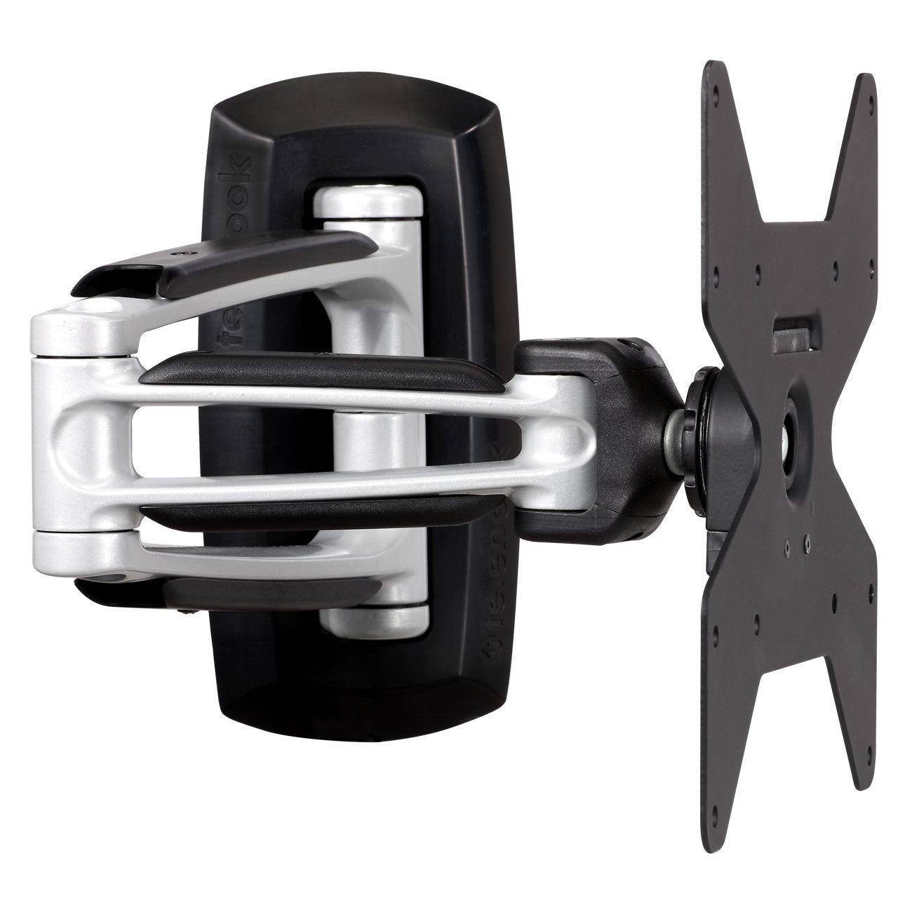 ATDEC TH-1040-VFM Full Motion Wall Mount with Full Range Smooth Glide Motion and 100x100/200x100/200x200 VESA Support, Silver