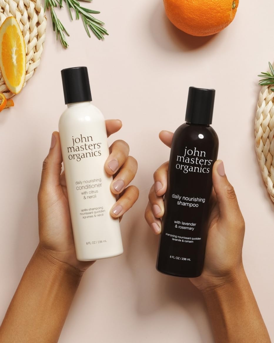 John Masters Organics - Daily Nourishing Shampoo | Lavender & Rosemary 8 FL OZ