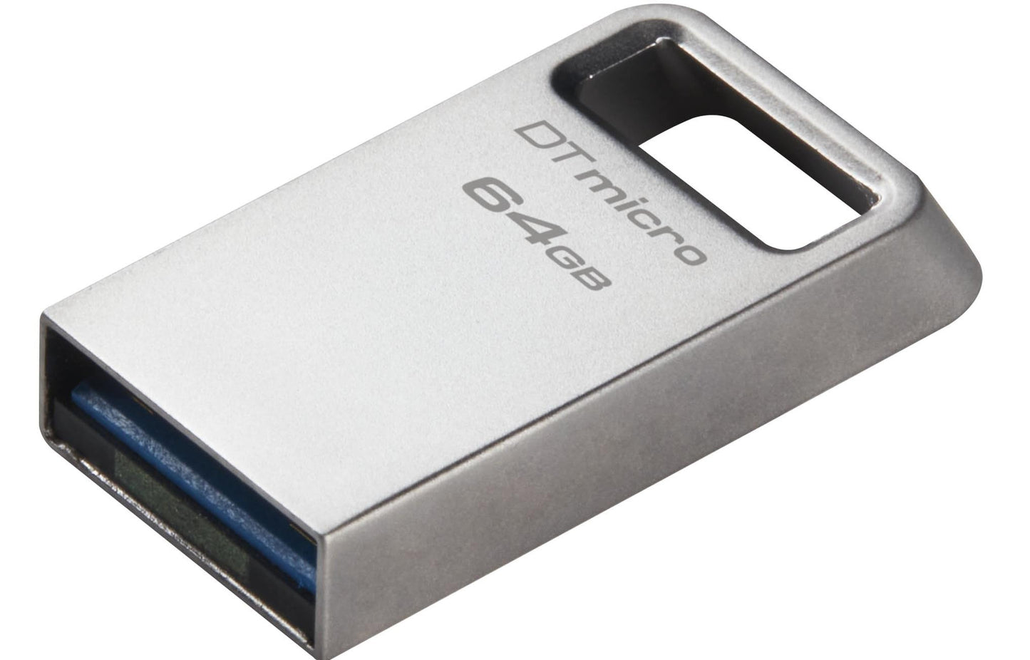 Kingston Datatraveler Micro 128Gb Usb Flash Drive | Ultra-Small Premium Metal Design | Usb 3.2 Gen 1 | Speeds Up To 200Mb/S | Dt