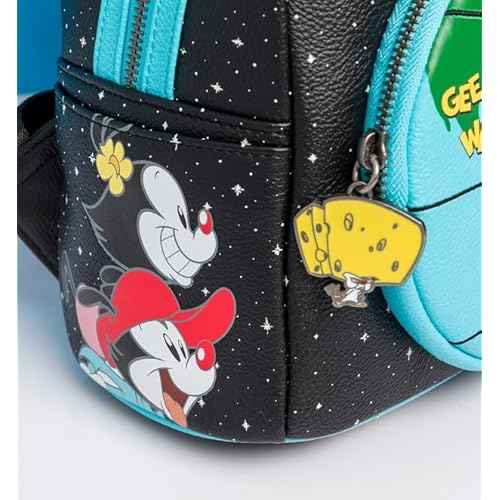 Loungefly Pinky and The Brain Take Over The World Mini-Backpack - Entertainment Earth Exclusive