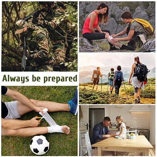 ABPIR 170 PCS Survival Kits, Survival First Aid Kit with Essential Survival Gear Emergency Medical Supplies for Hiking Cam...