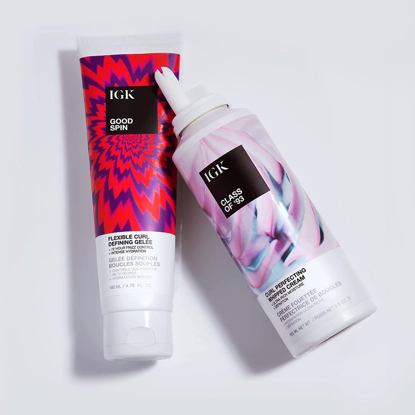 IGK CLASS OF 93 Curl Perfecting Whipped Cream | Moisture + Definition + Softens | Vegan + Cruelty Free | 5.5 Oz