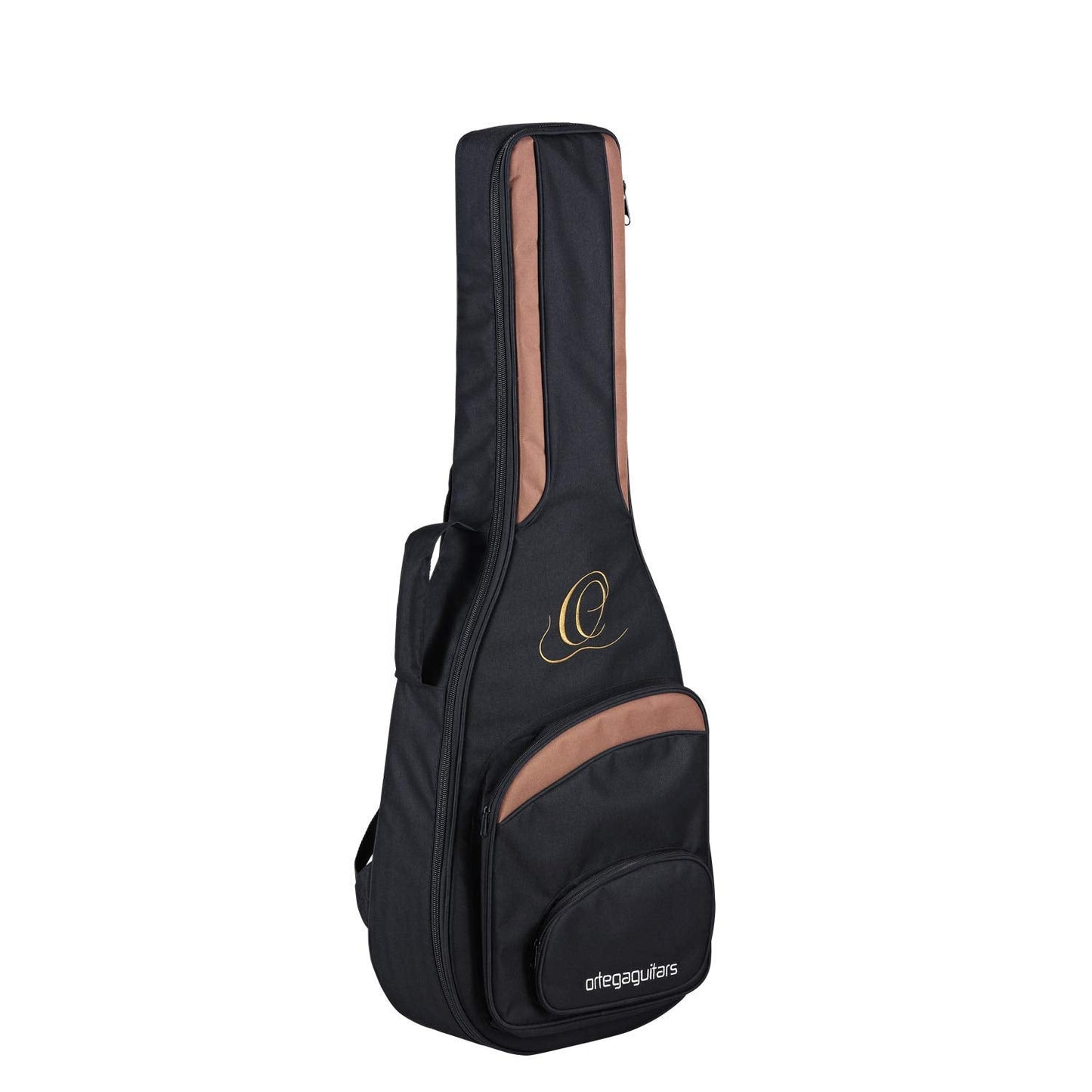 Ortega Guitars 6 String Family Series Full Size Nylon Classical Guitar W/Bag, Right, Spruce Top-Natural-Gloss, (R121G)