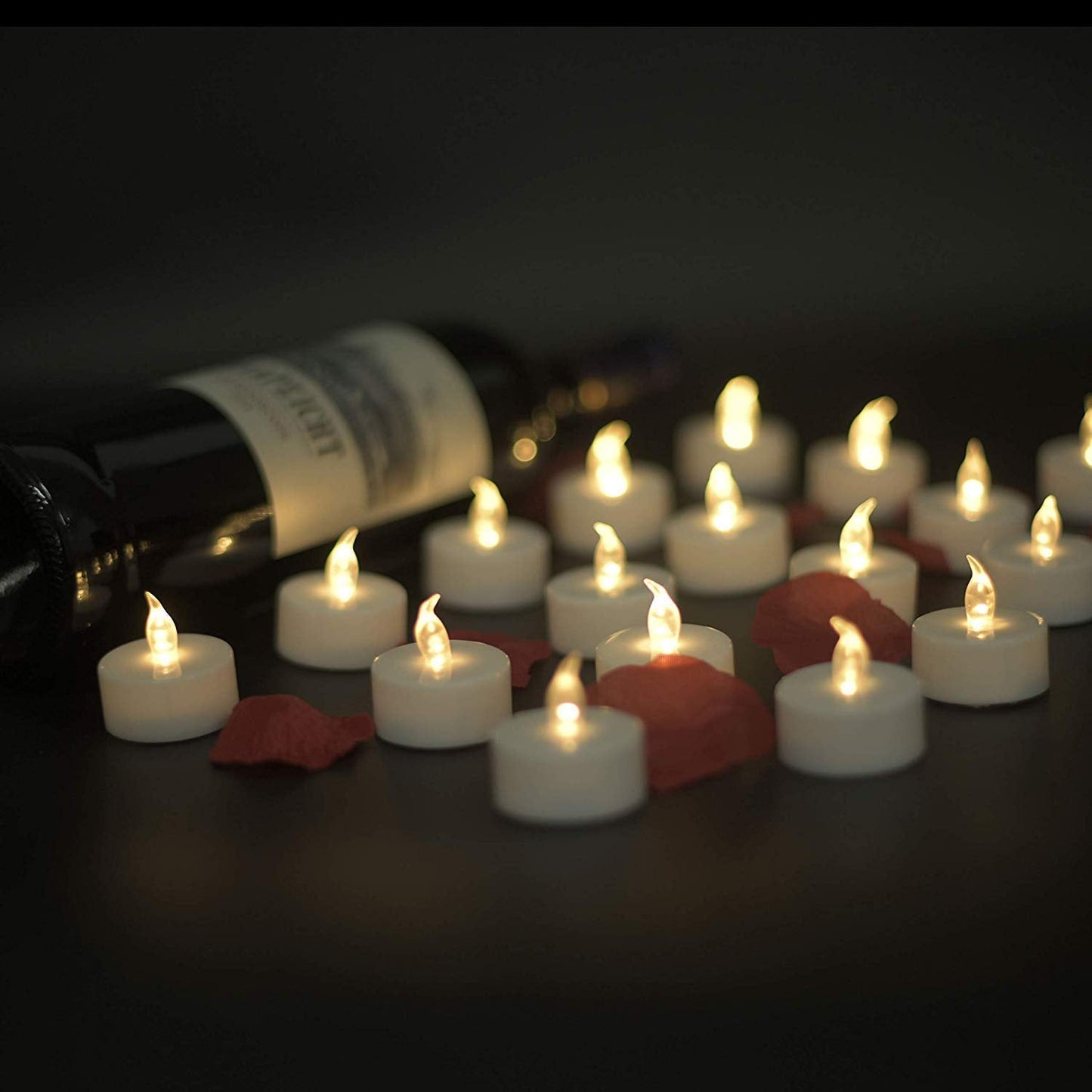 Nancia Tea Lights, 150PACK Flameless LED Tea Lights Candles, Flickering Warm White, 200 Hours Battery-Powered Tea Light, Ideal Party, Wedding, Birthday, Gifts Home Decoration