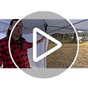 HOTEEL 10×20 Pop Up Canopy with 6 Sidewalls, UV 50+ and Waterproof Canopy Tent, Thickened Frame, Large Space Easy Pop Up C...