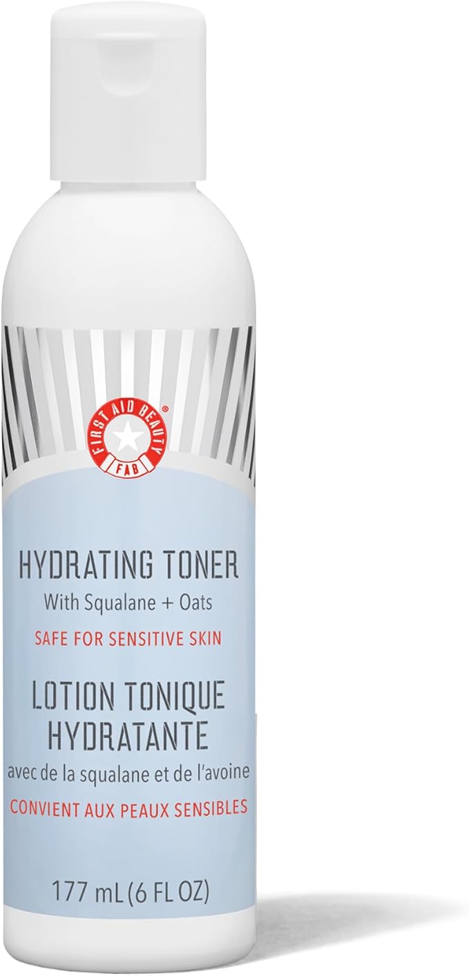 First Aid Beauty - Hydrating Toner with Squalane and Oats, Natural Wild Oat Skin Calming Toner, Helps Reduce Lines & Wrink...