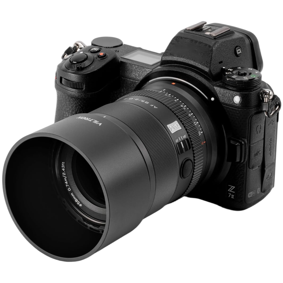 VILTROX 85mm f/2.0 F2.0 Z STM AF Full Frame Lens for Nikon Mirrorless Cameras,Autofocus Large Aperture Lens Compatible with Z-Mount ZFC Z5 Z50 Z50II Z6 Z6II Z6III Z7 Z7II Z30 Z8 Z9 ZF ZR