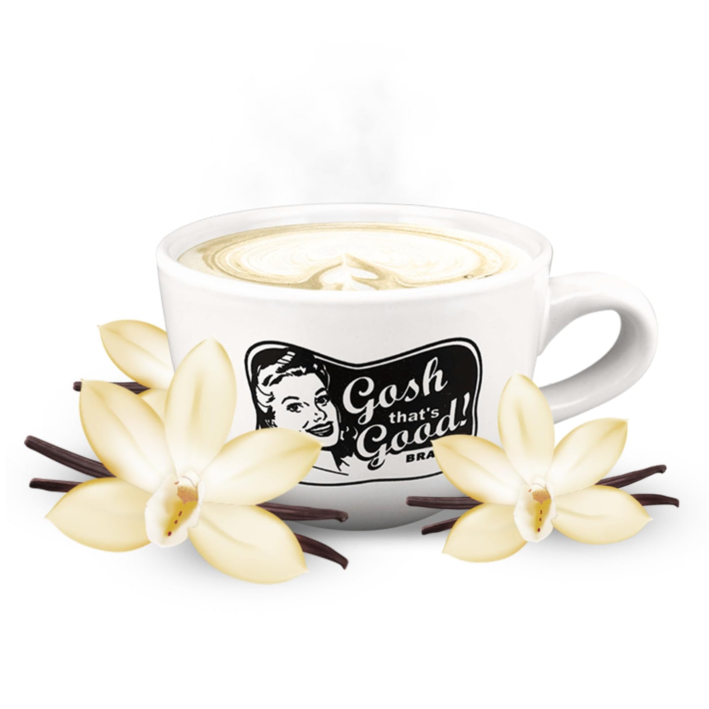 Gosh That’s Good! Sugar-Free Creamy Vanilla Bean Flavor – 2 lb –Low-Calorie, Lactose-Free